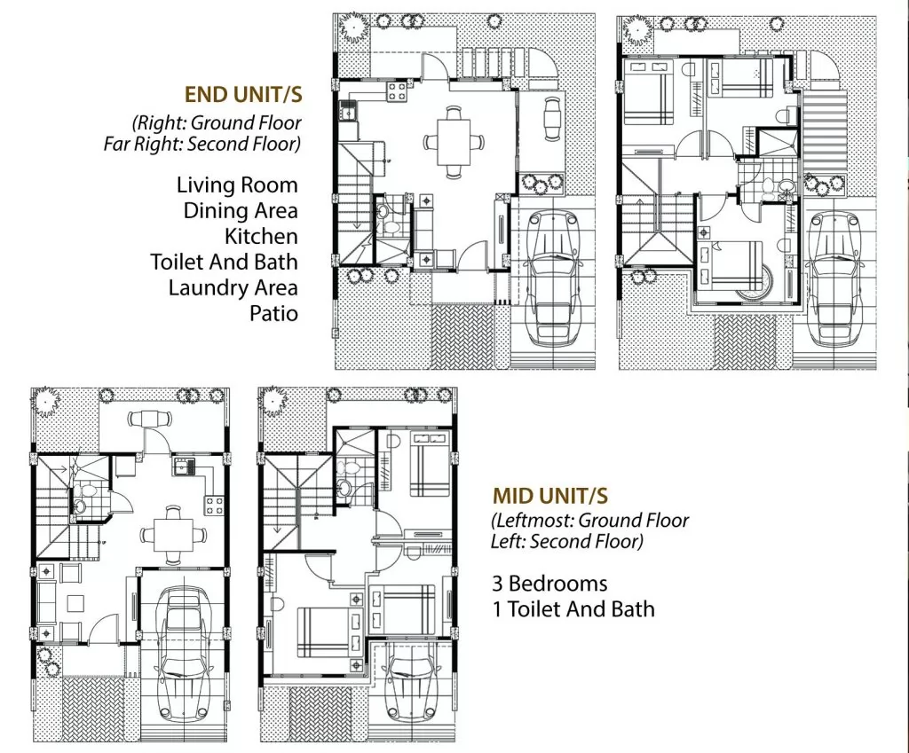 Kahale Residences - Aolani Row House Floor Plan