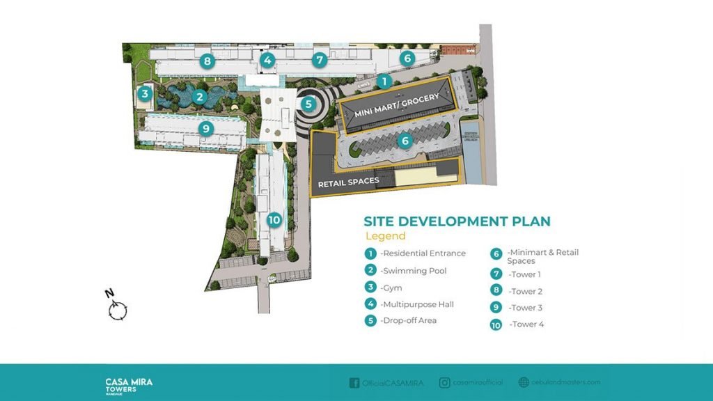 Casa Mira Towers Mandaue - Site Development Plan